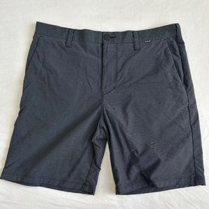 Hurley Phantom Shorts 4way Stretch Gray Pattern Size 36